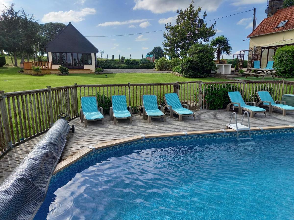 La Gasteboisiere With Swimming Pool And Games Room Le Mesnil-Adelee Exteriör bild
