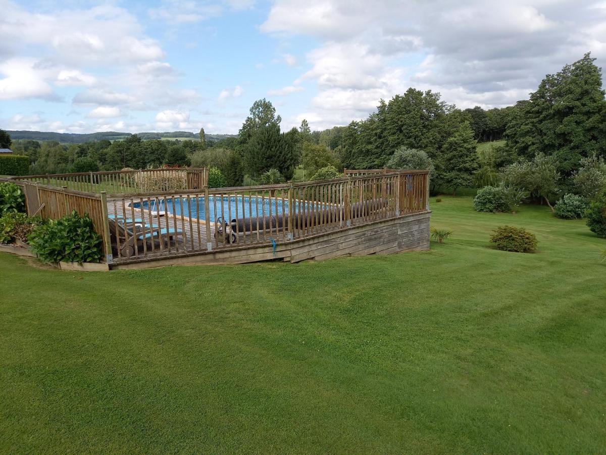 La Gasteboisiere With Swimming Pool And Games Room Le Mesnil-Adelee Exteriör bild