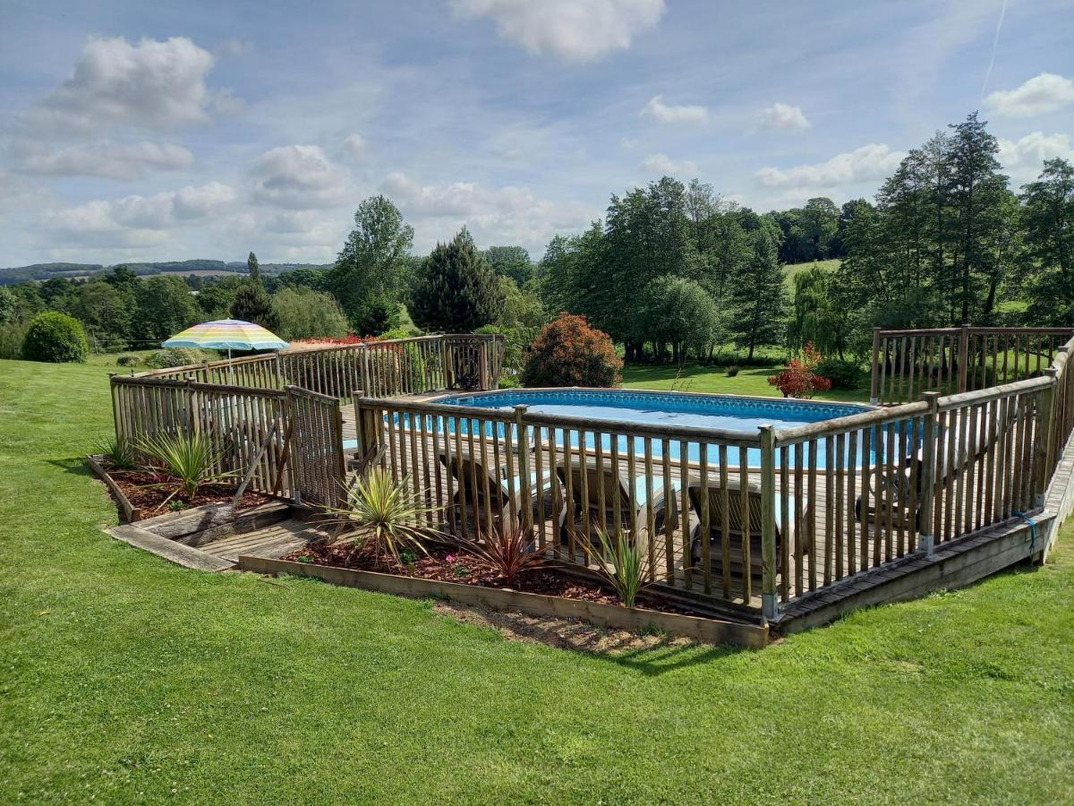 La Gasteboisiere With Swimming Pool And Games Room Le Mesnil-Adelee Exteriör bild